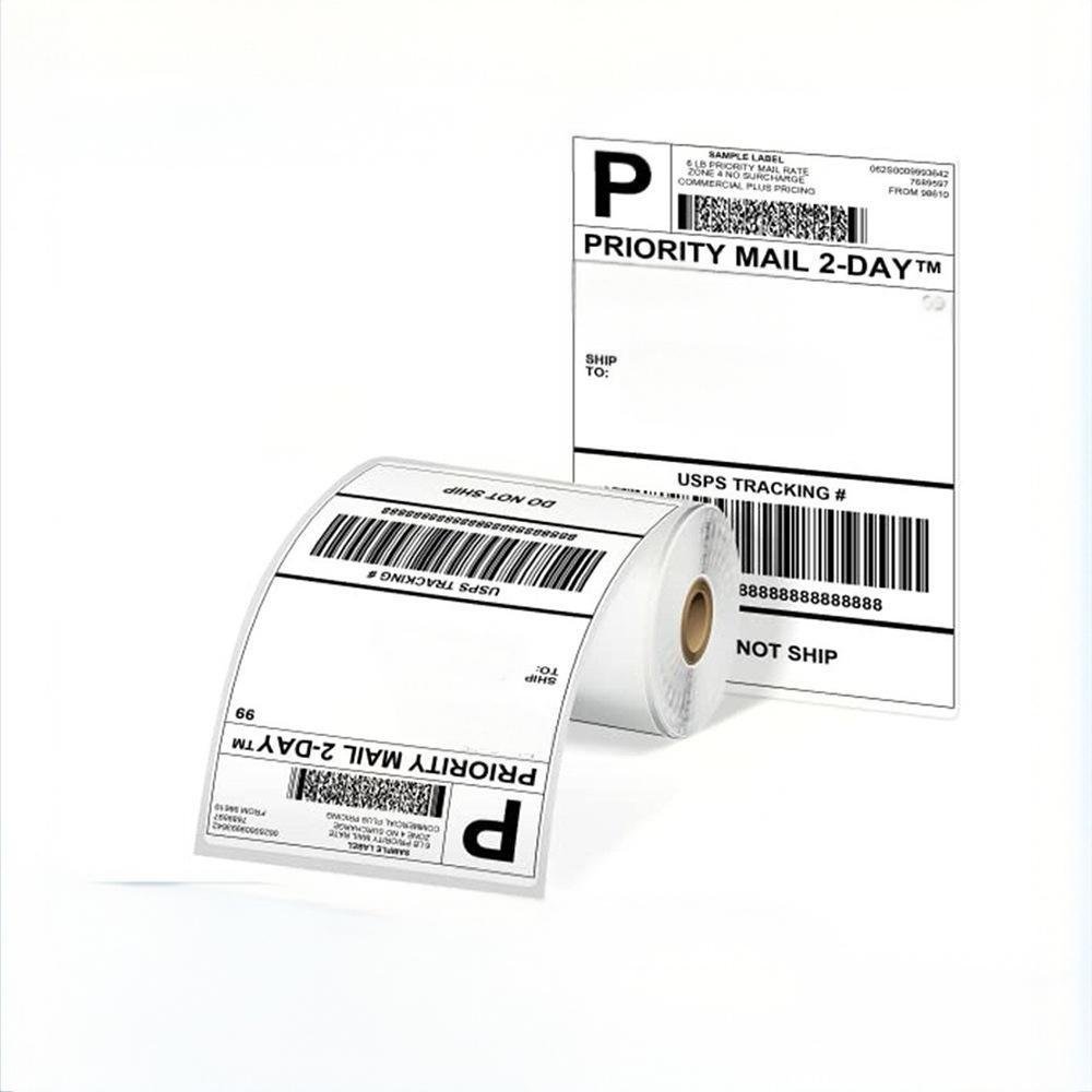 Thermally sensitive label paper, self-adhesive electronic waybill, logistics paper, stacking express printing paper