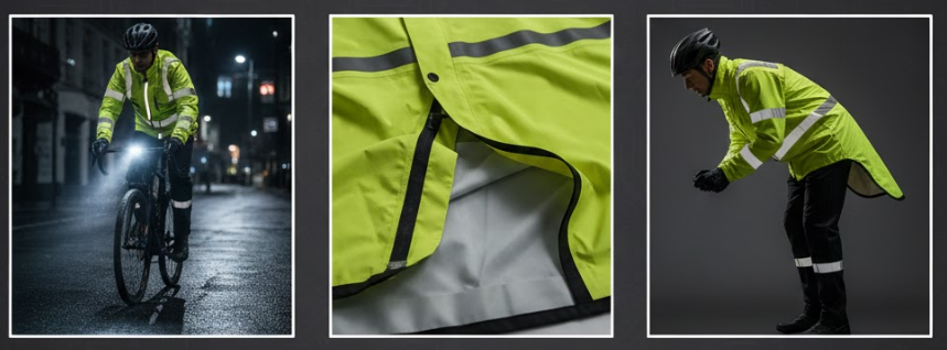 Reviews of waterproof reflective clothing for cyclists