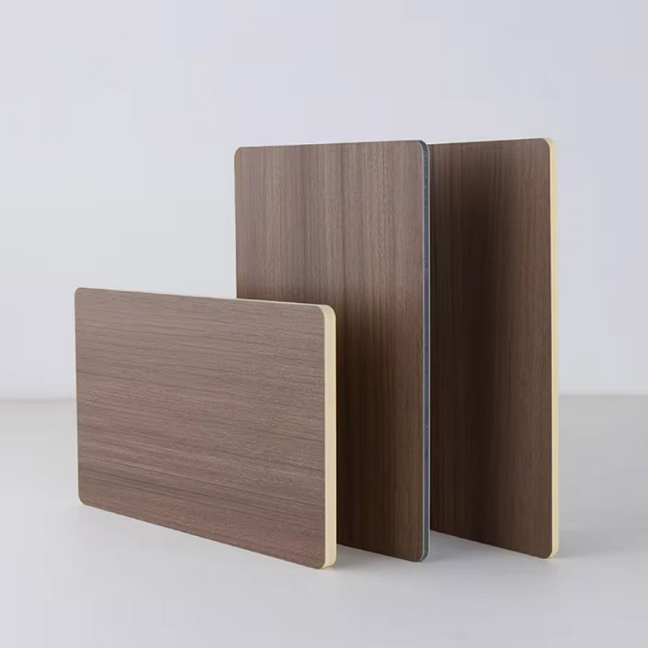 Wood Texture Carbon Crystal Wall Panel